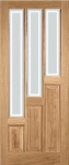 Coventry Etched Solid Oak External Door